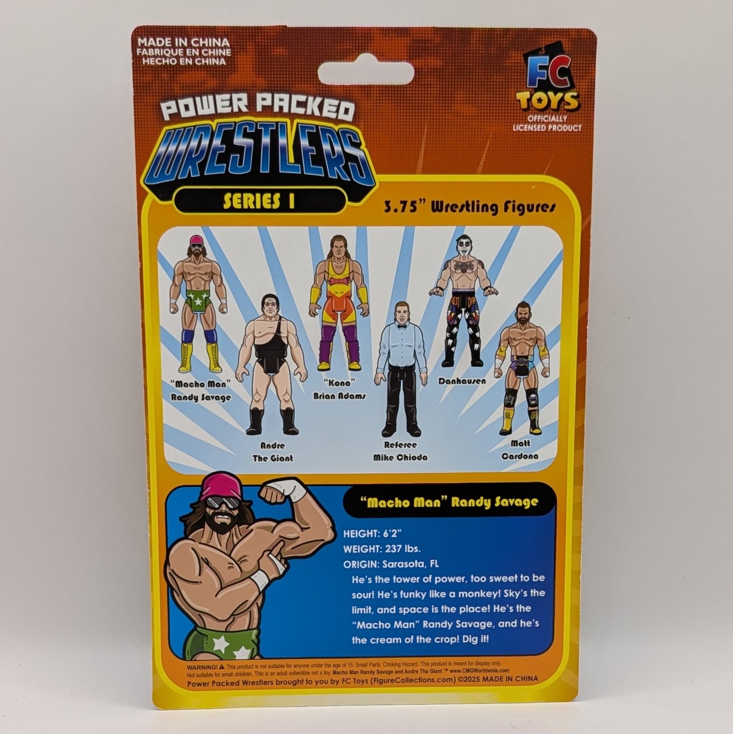 FC Power Packed Wrestlers 1 Macho Man Randy Savage