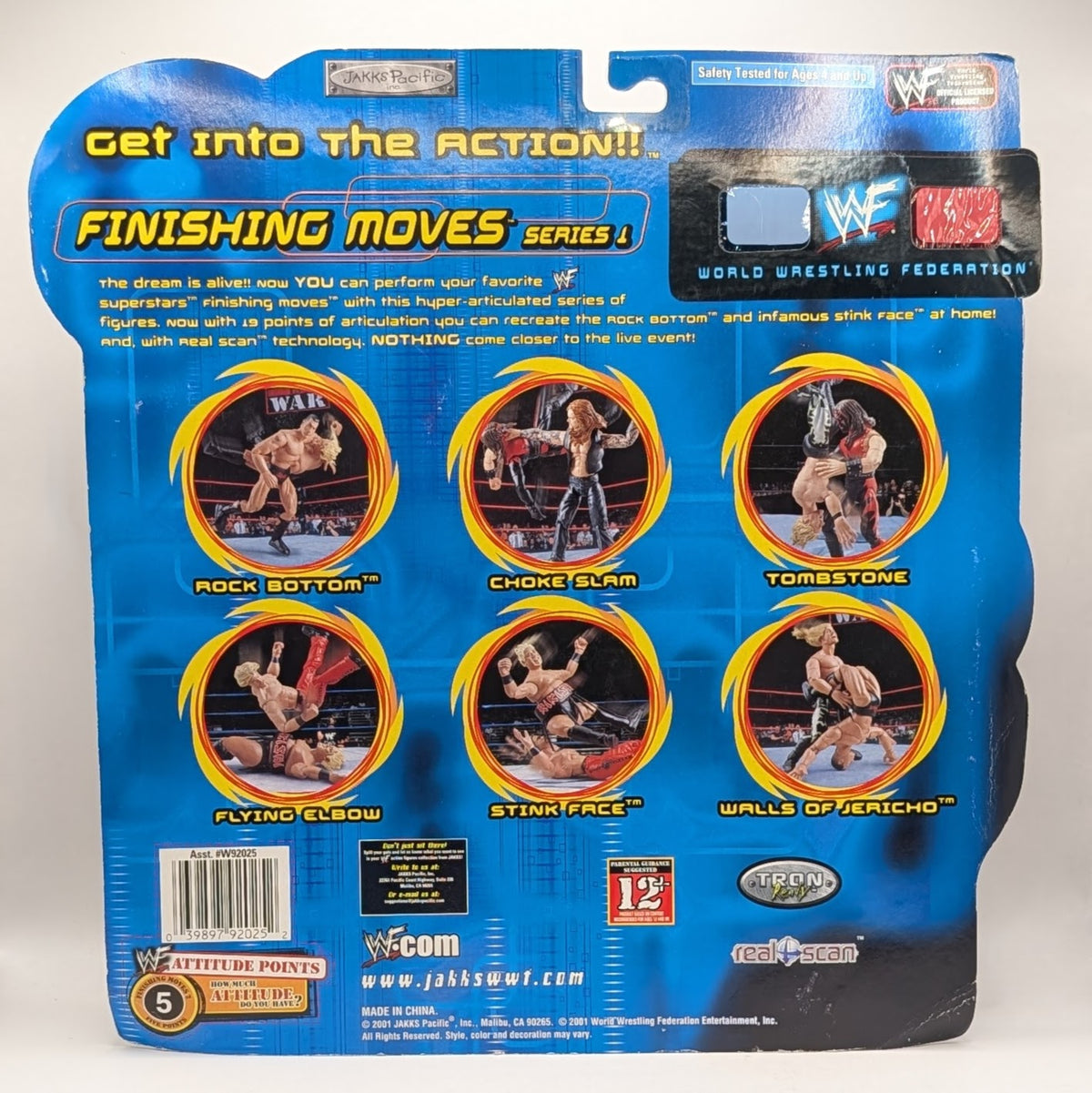 Jakks Finishing Moves 2 "Walls of Jericho" - The Rock vs. Chris Jericho