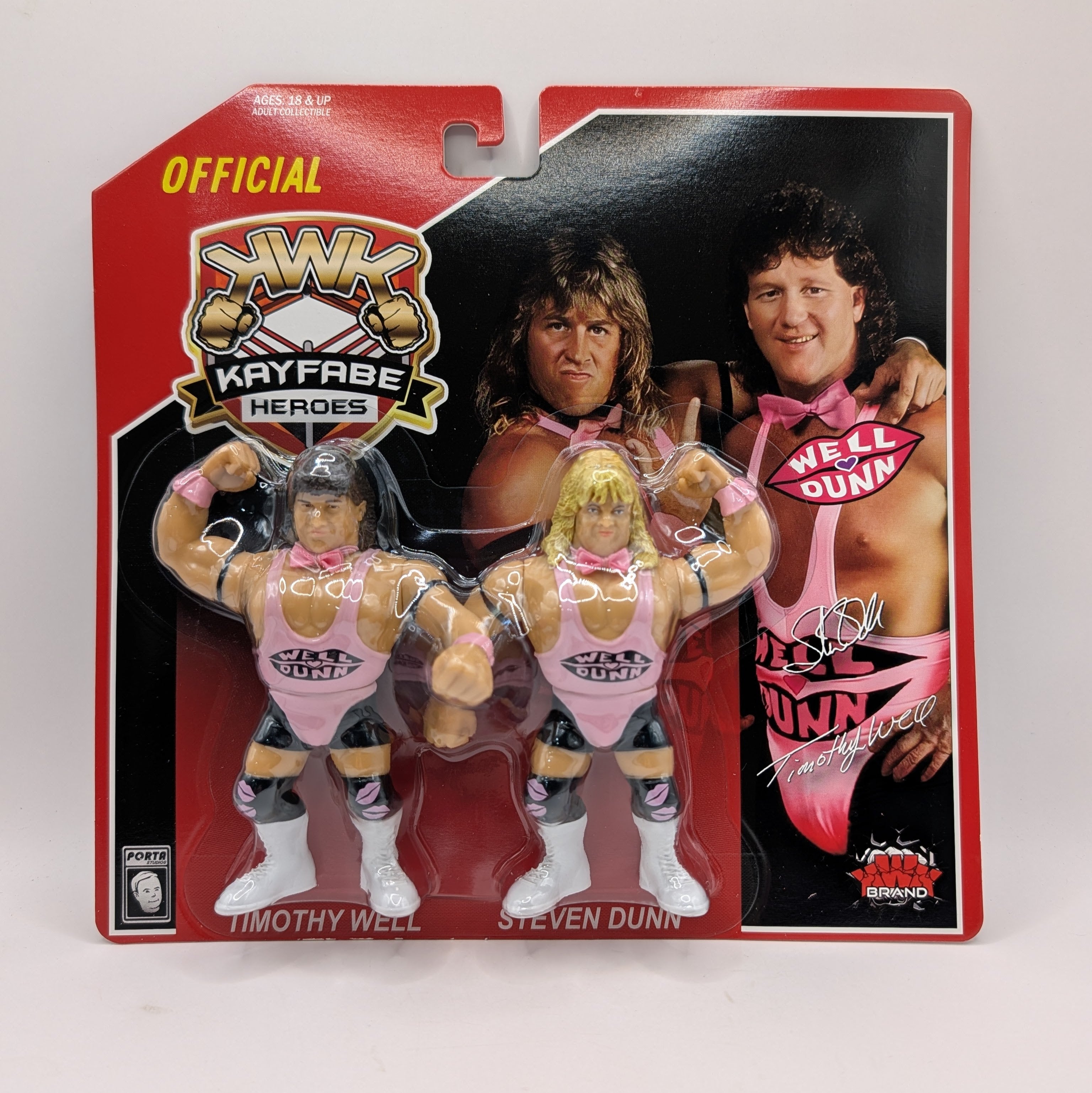 KWK 2025 Kayfabe Heroes 2-Pack Well Dunn (Timothy Well & Steven