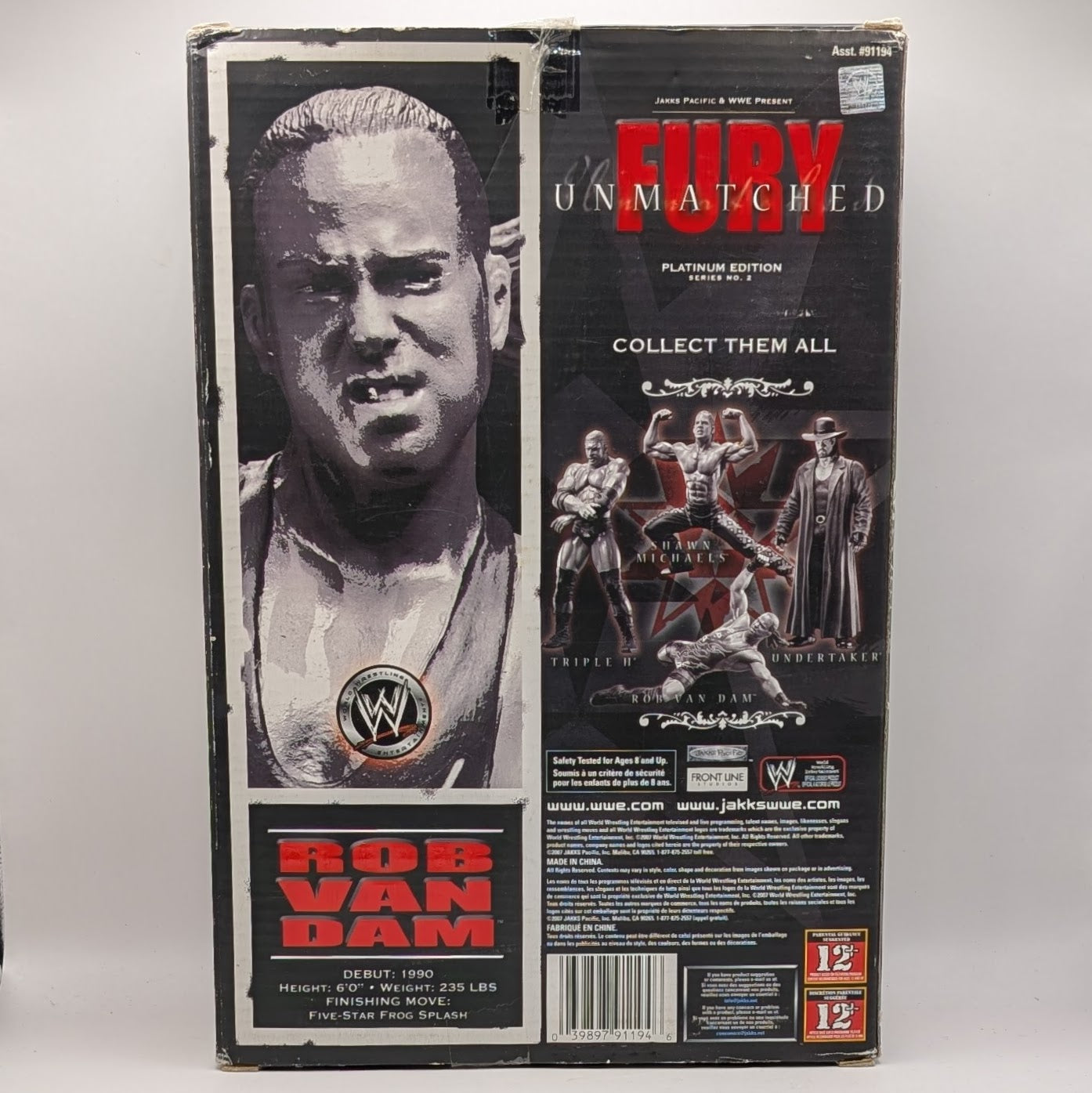 Jakks Unmatched Fury 2 Rob Van Dam