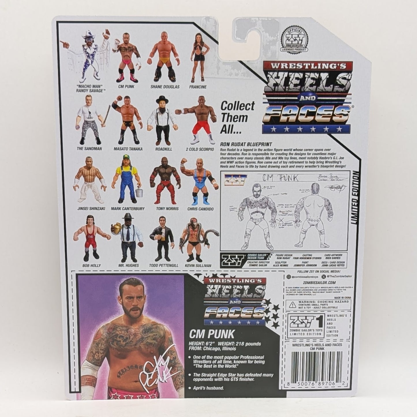 Zombie Sailor Heels & Faces 2025 Limited Edition CM Punk