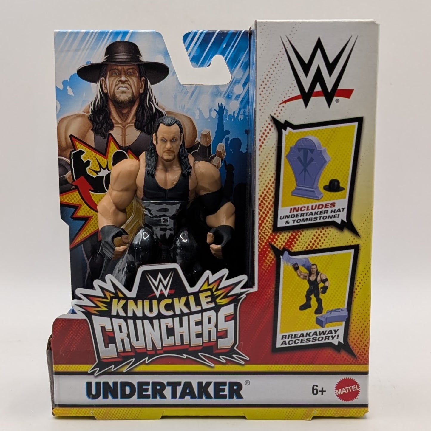 Mattel WWE Knuckle Crunchers 6 - Set of 4 (Drew McIntyre, John Cena, Rey Mysterio, & The Undertaker)