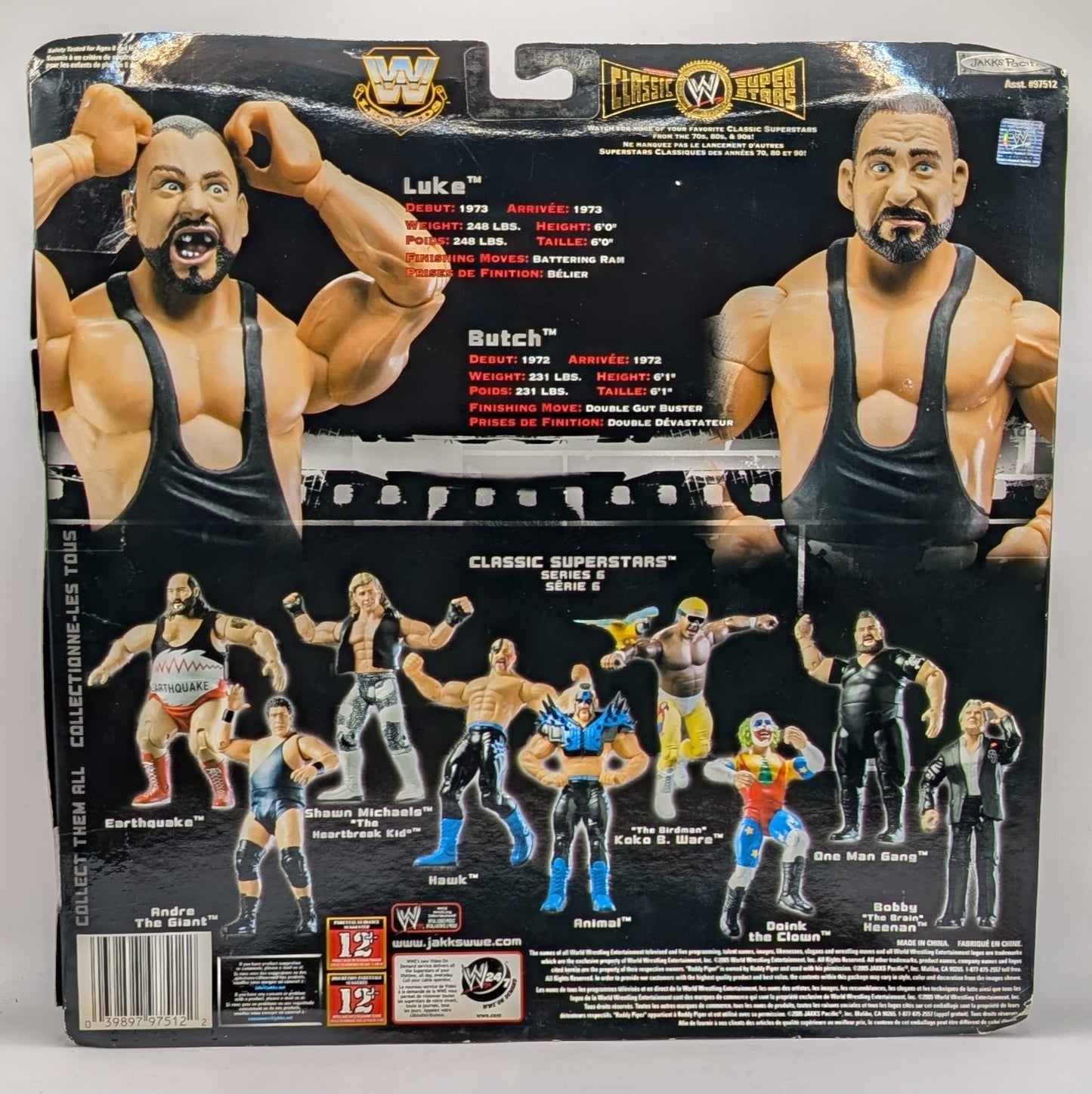 Classic Superstars 2-Packs 3 The Bushwhackers (Butch & Luke)