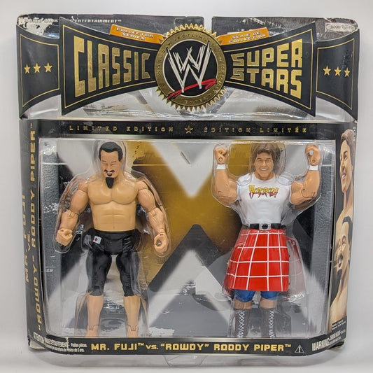Classic Superstars 2-Packs 11 Mr. Fuji vs. Roddy Piper