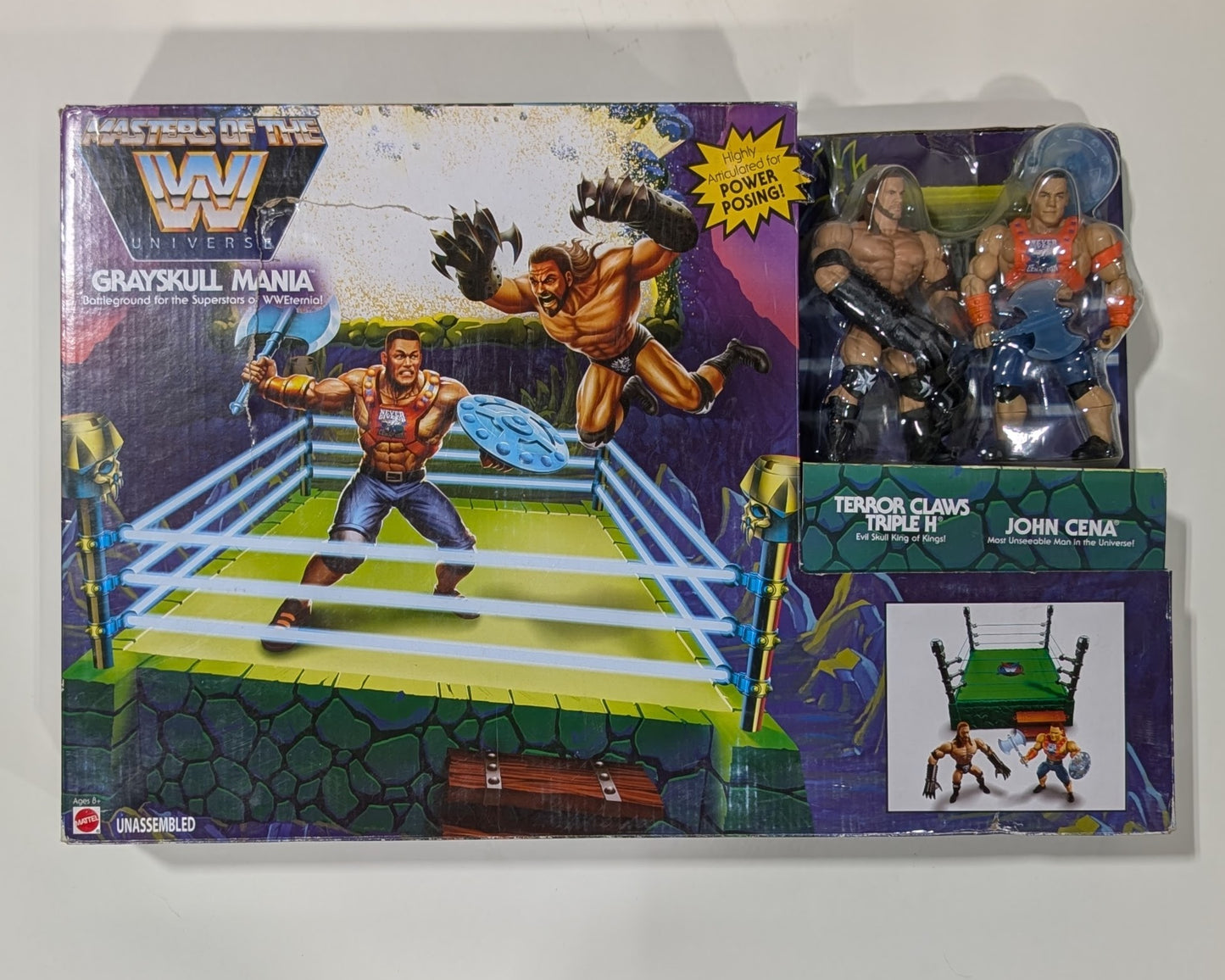 Masters of the WWE Universe Grayskull Mania Exclusive Ring