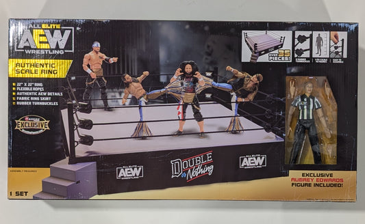 AEW Unrivaled Ringside Exclusive Authentic Scale Ring (w/ Aubrey Edwards)