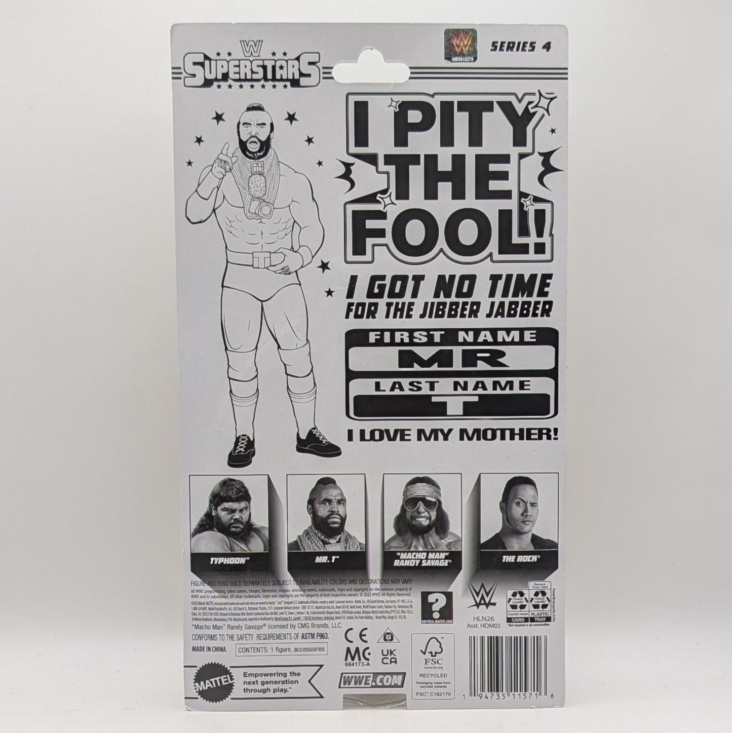 WWE Superstars 4 Mr. T