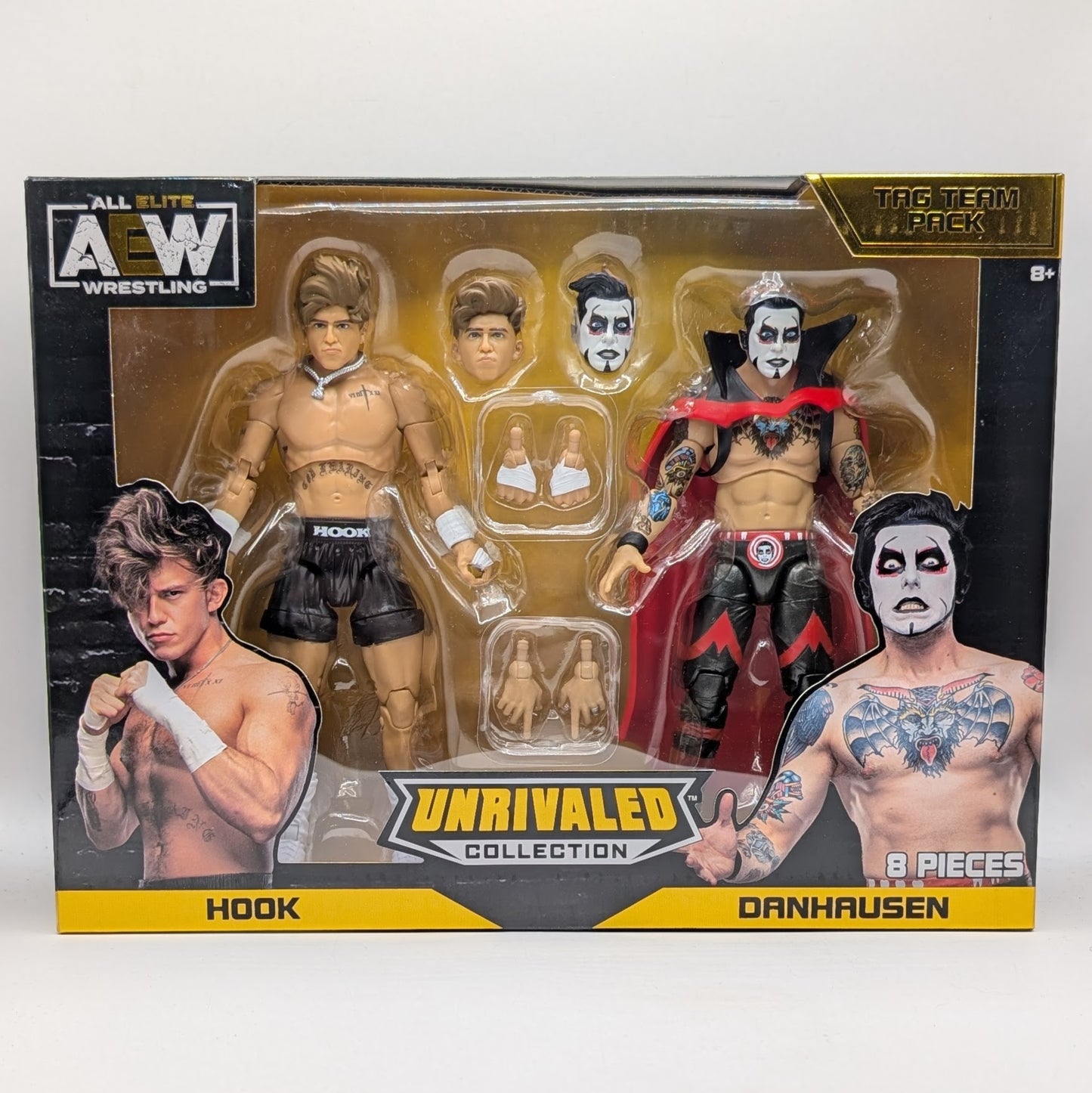 AEW Unrivaled Amazon Exclusive Tag Team 'Hookhausen' (Hook & Danhausen)