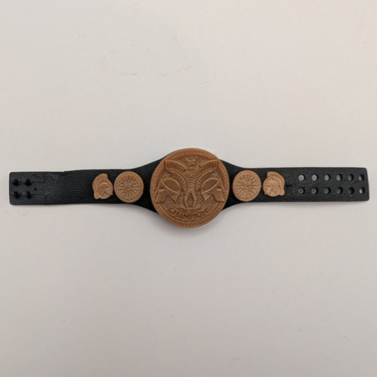 Mattel Main Event Style WWE Tag Team Championship (Bronze)