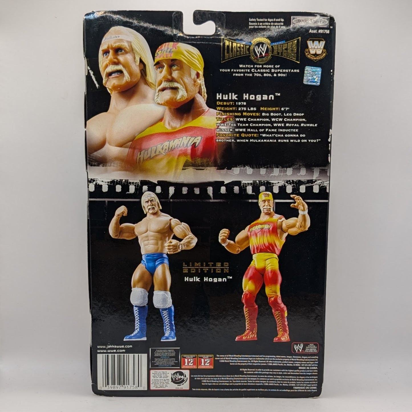 Classic Superstars Walmart Exclusive Hulk Hogan