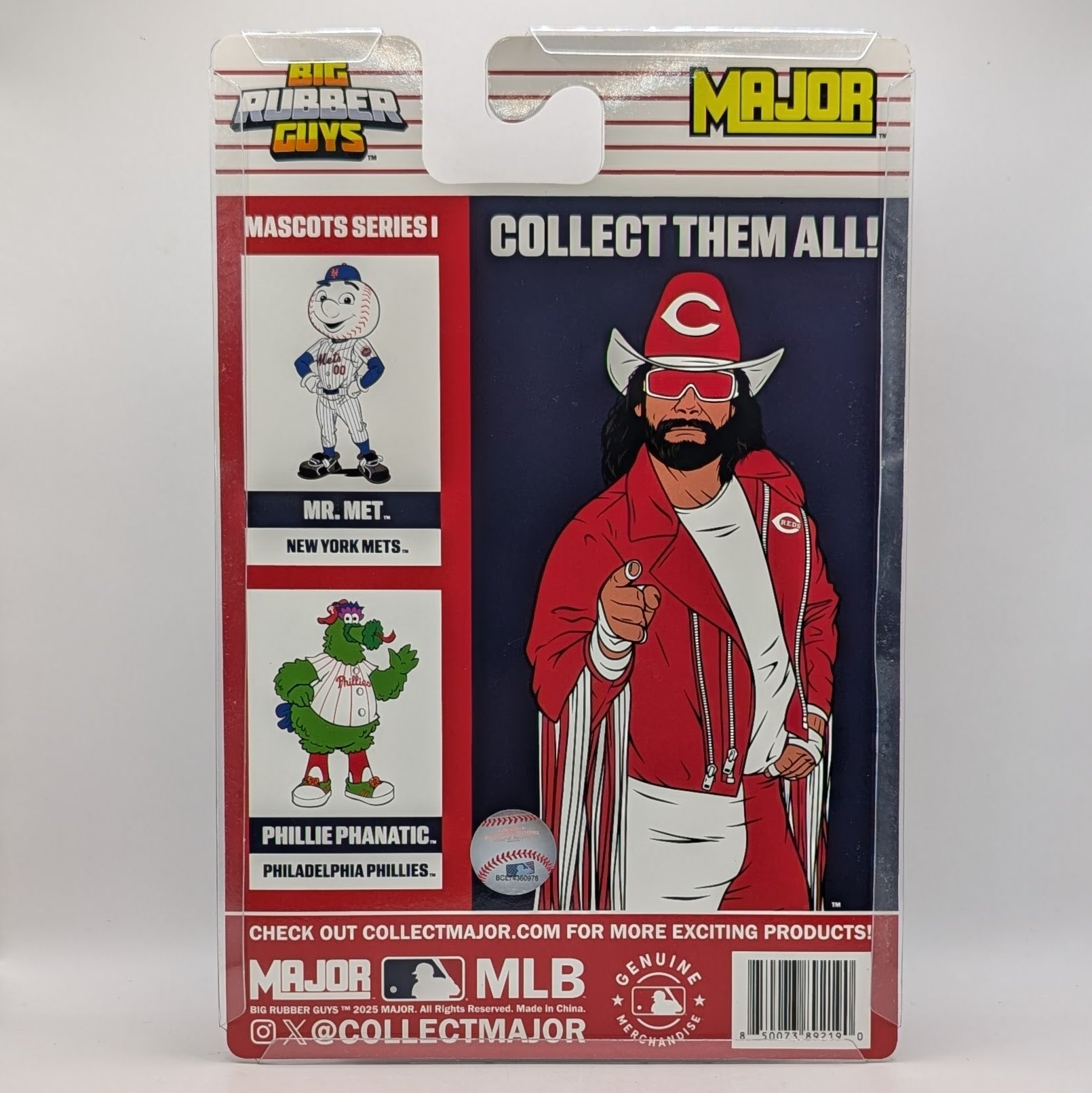 Major Big Rubber Guys MLB Macho Man Randy Savage (Cincinnati Reds