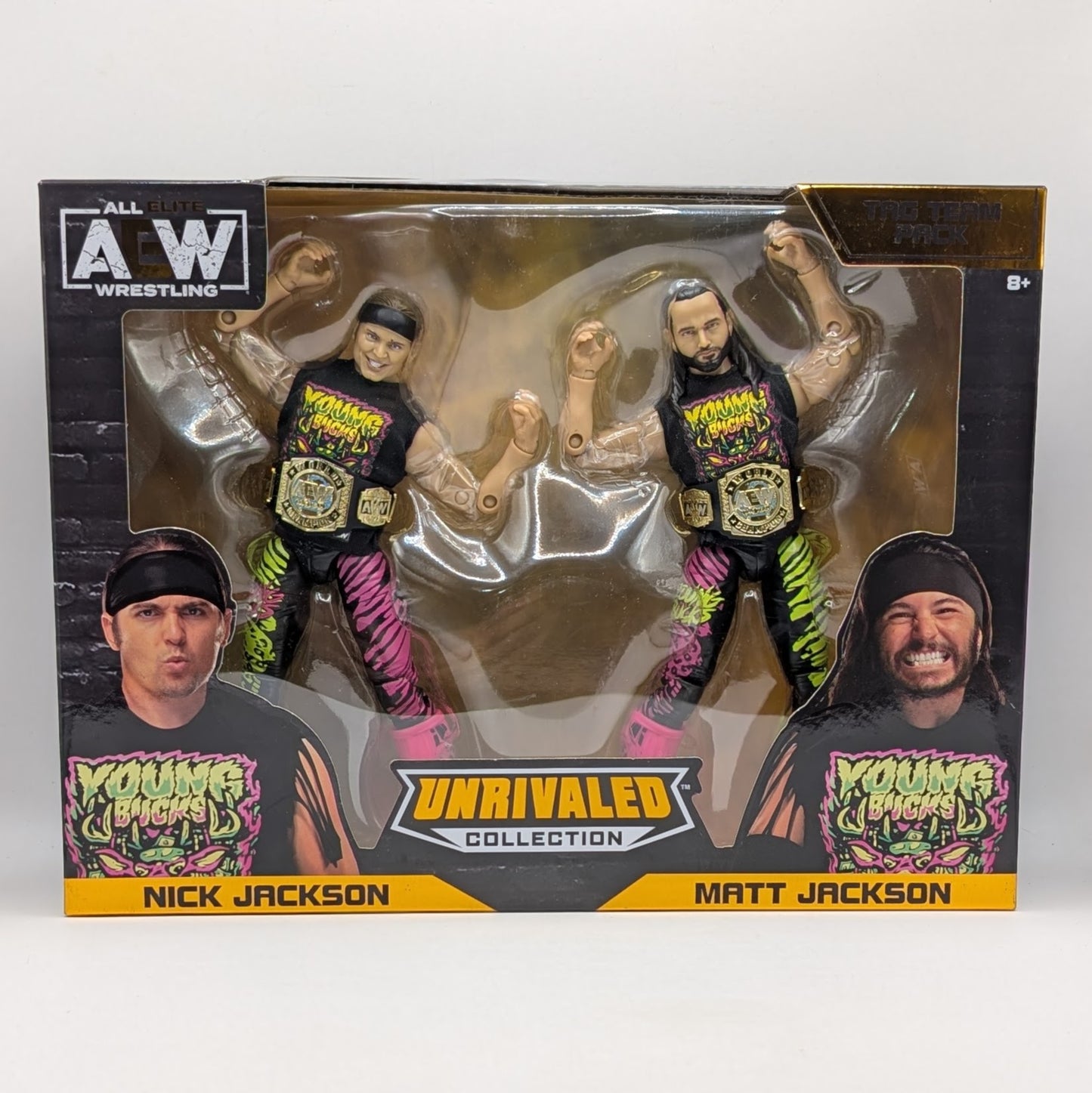 AEW Unrivaled Amazon Exclusive Tag Team Pack The Young Bucks (Matt & Nick Jackson)