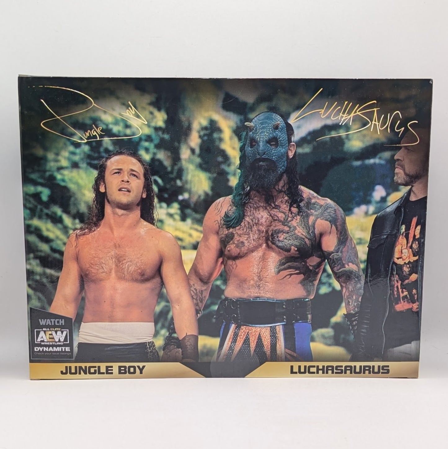 AEW Unrivaled Amazon Exclusive Tag Team Pack Luchasaurus & Jungle Boy