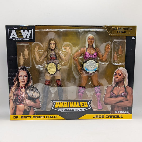 AEW Unrivaled Amazon Exclusive Champions 2-Pack Dr. Britt Baker vs. Jade Cargill