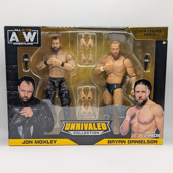 AEW Unrivaled Amazon Exclusive Tag Team Pack Jon Moxley & Bryan Danielson