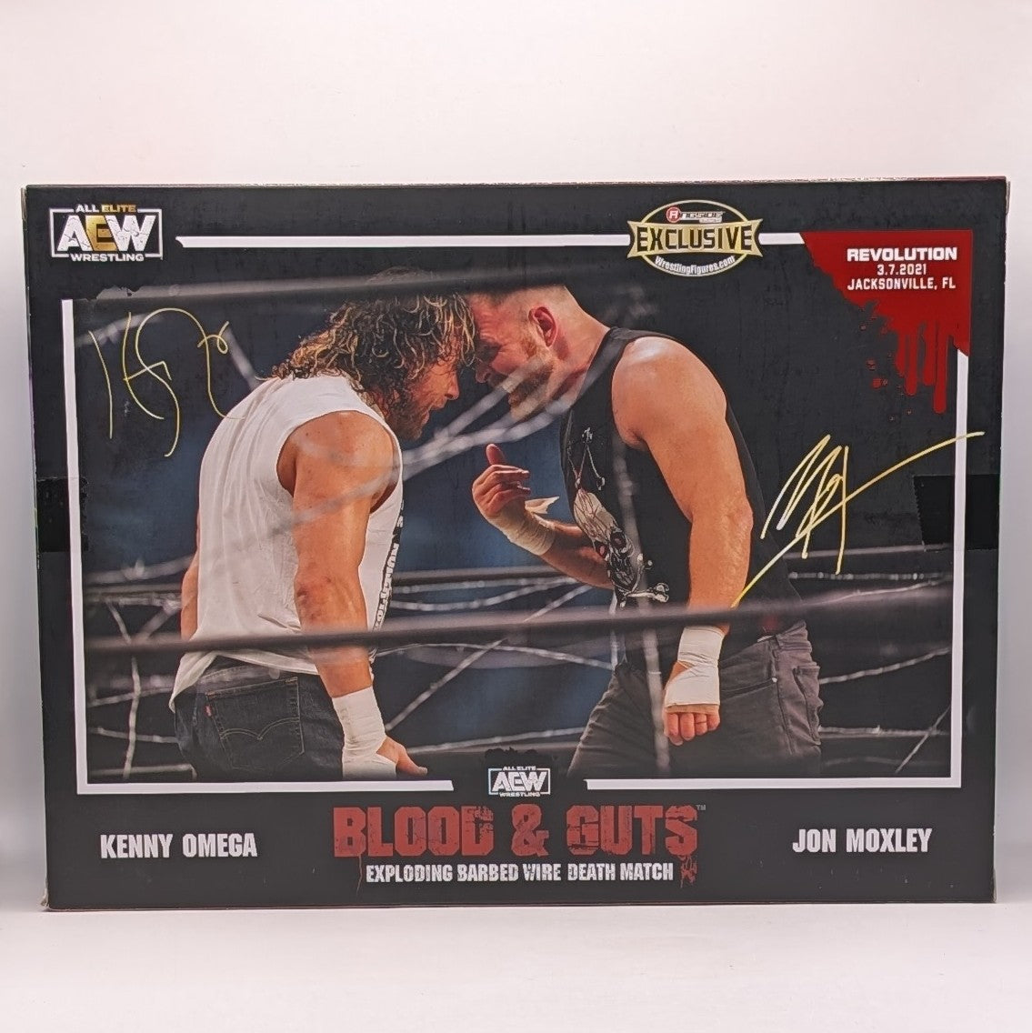 AEW Unrivaled Ringside Exclusive Blood & Guts Jon Moxley vs. Kenny Omega