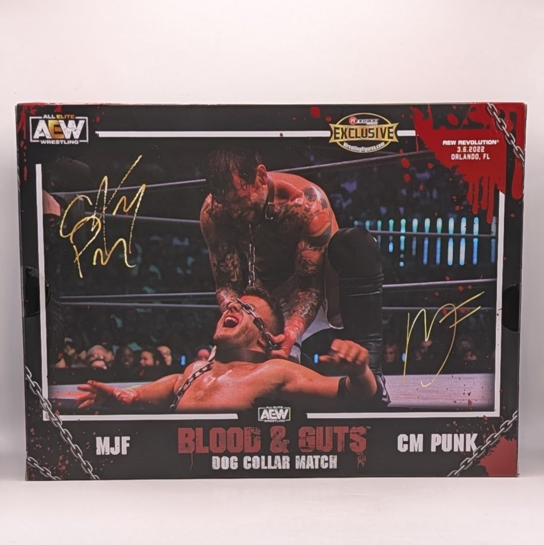 AEW Unrivaled Ringside Exclusive Blood & Guts MJF vs. CM Punk