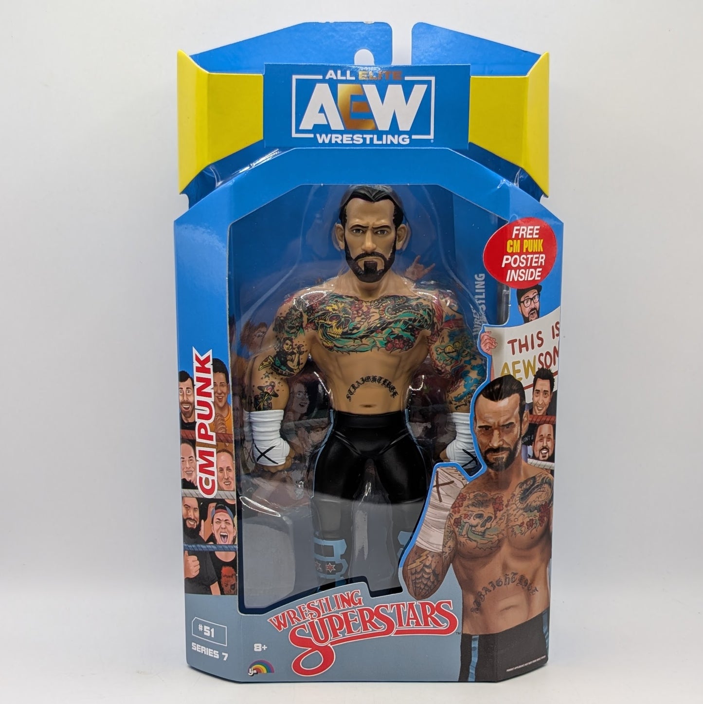 AEW Unmatched 7 CM Punk (LJN)
