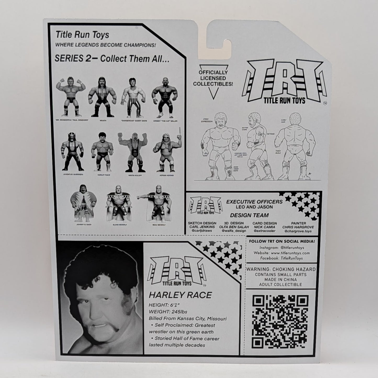 Title Run Toys Series 2 Harley Race