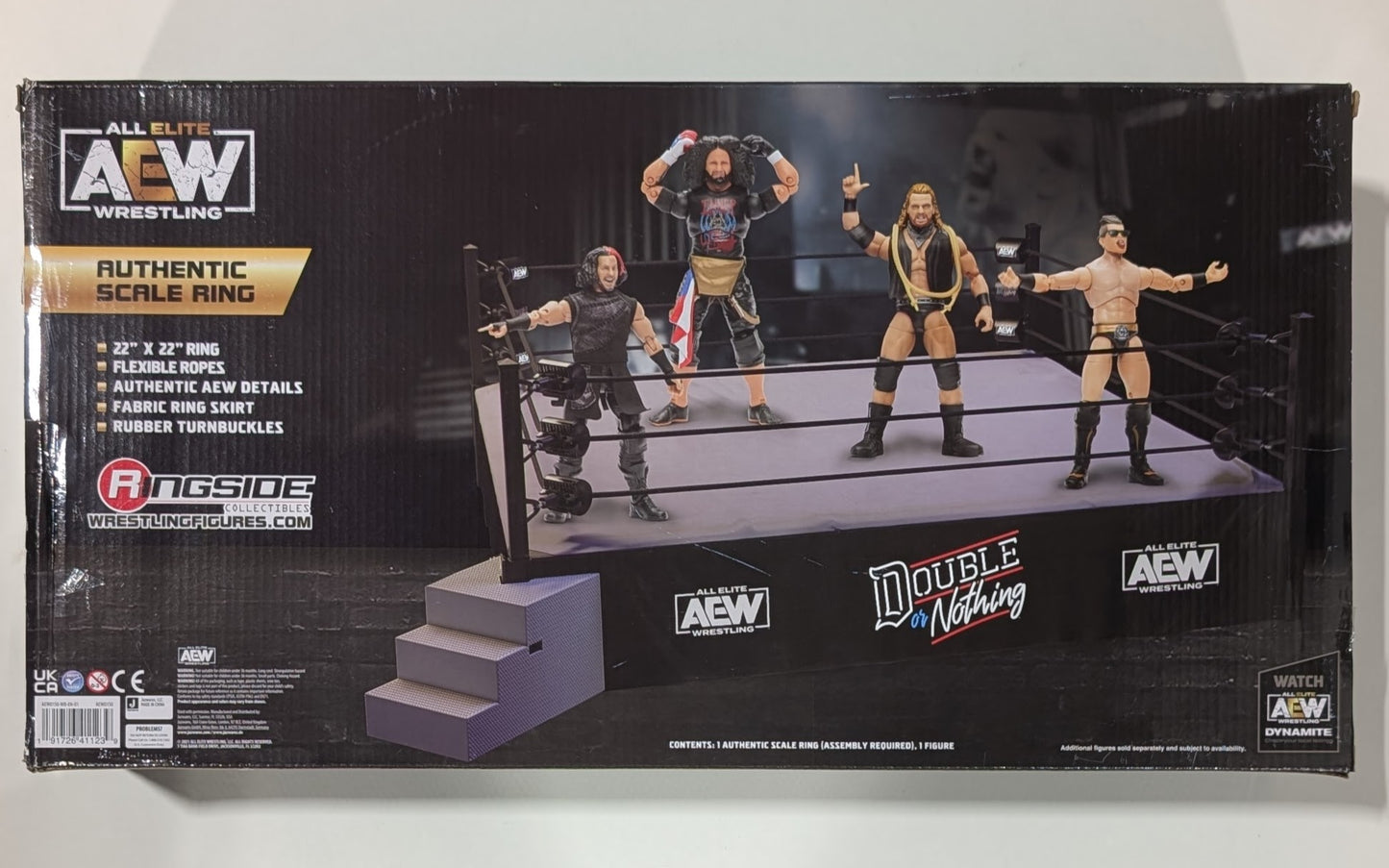 AEW Unrivaled Ringside Exclusive Authentic Scale Ring (w/ Aubrey Edwards)