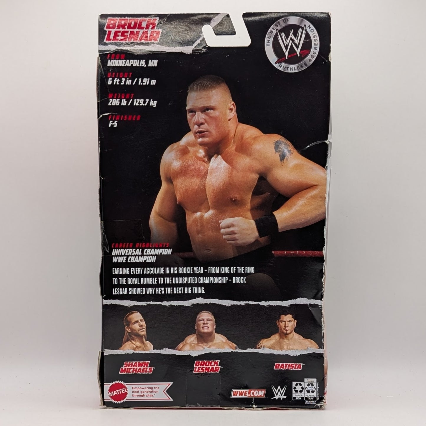 Elite Ruthless Aggression 1 Brock Lesnar
