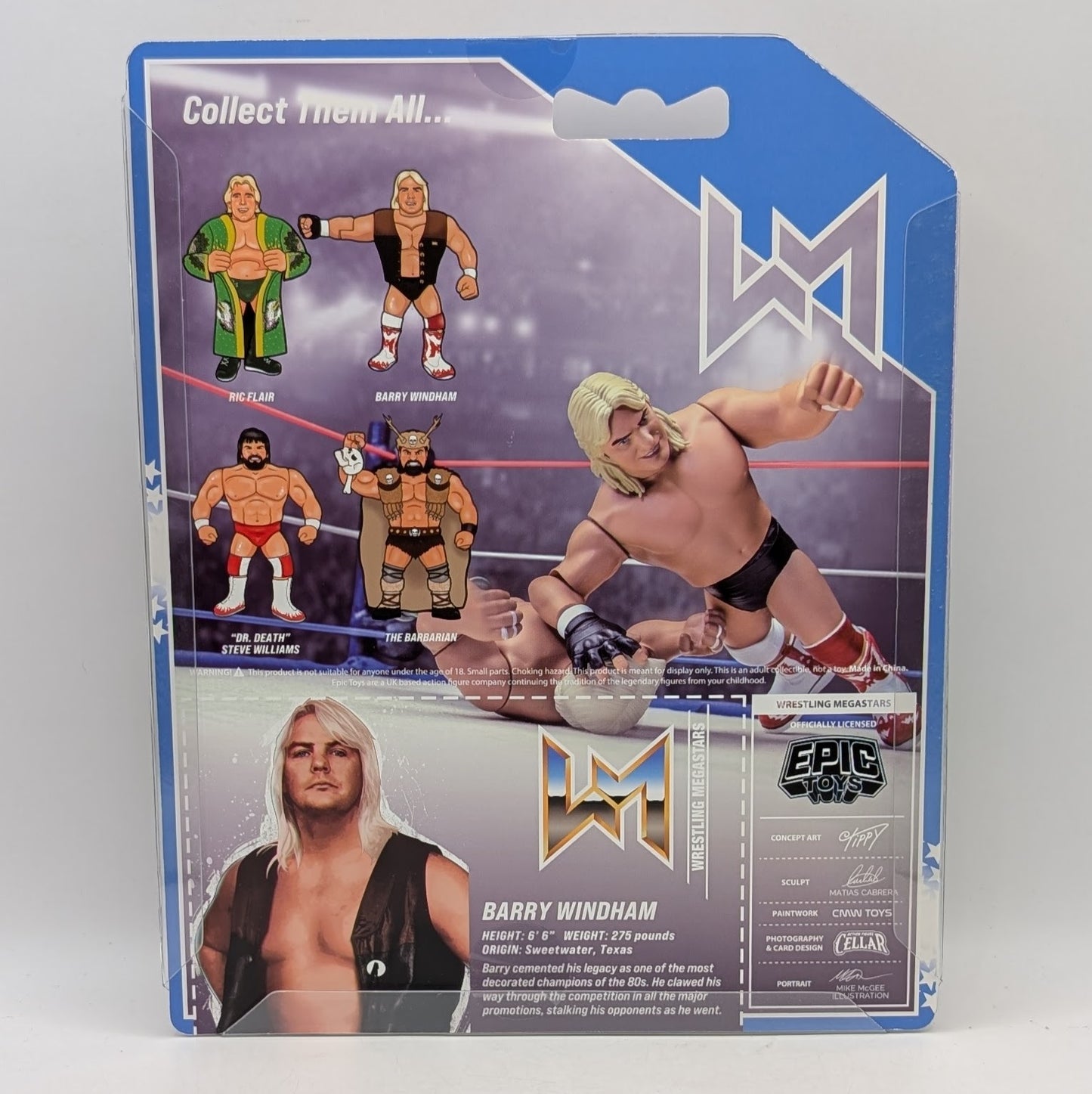 Epic Toys Wrestling Megastars 4 Barry Windham