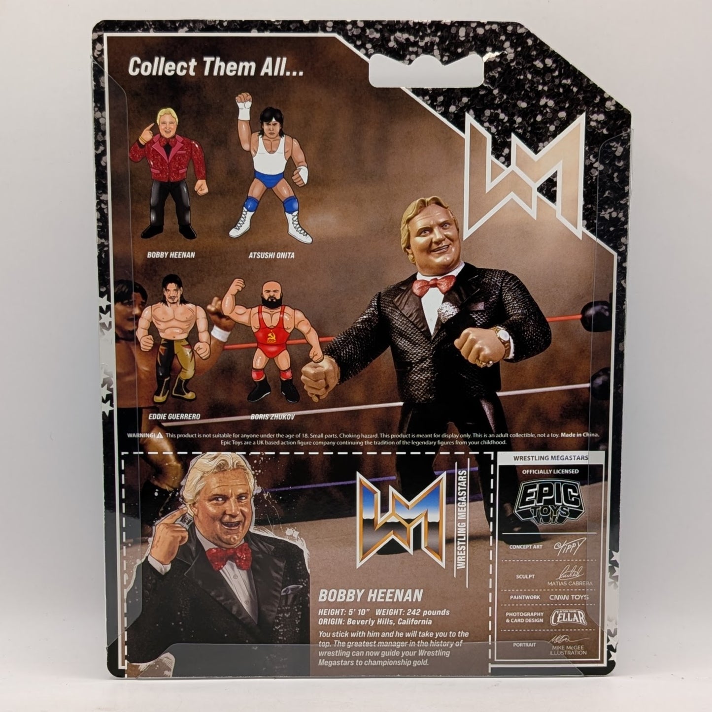 Epic Toys Wrestling Megastars 2024 Limited Edition Bobby Heenan