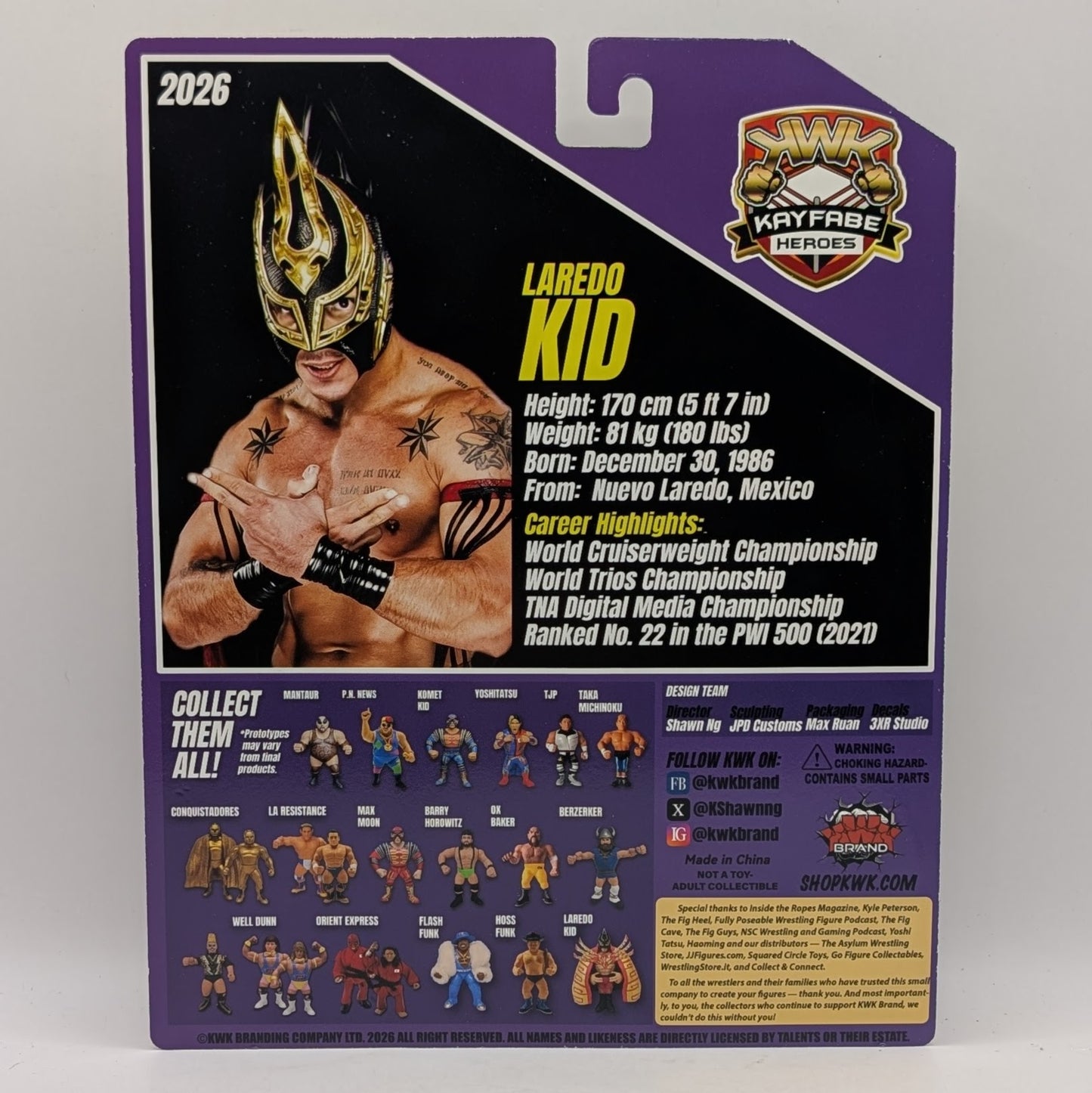 KWK 2026 Kayfabe Heroes Laredo Kid