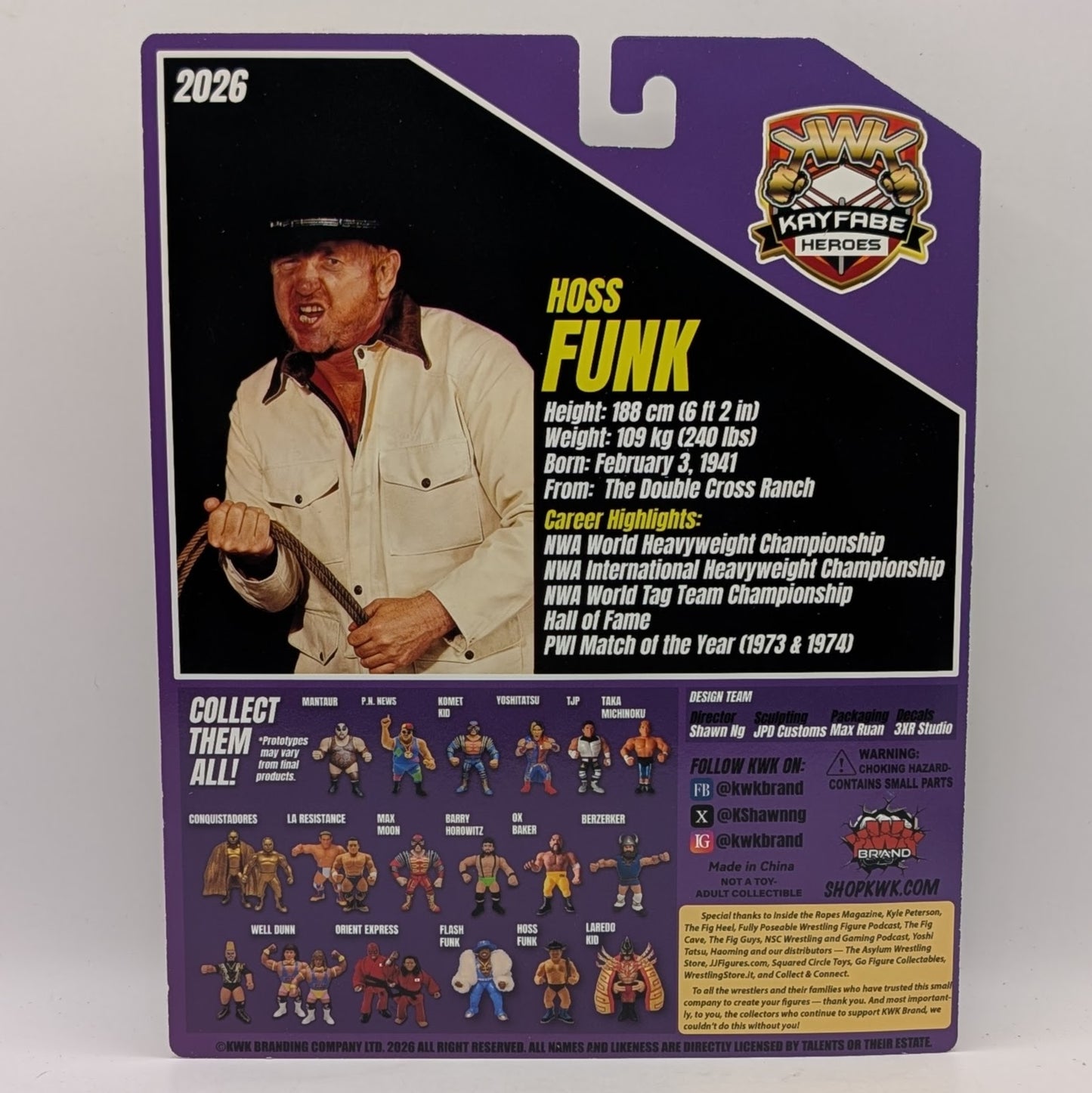 KWK 2026 Kayfabe Heroes Dory Funk Jr.