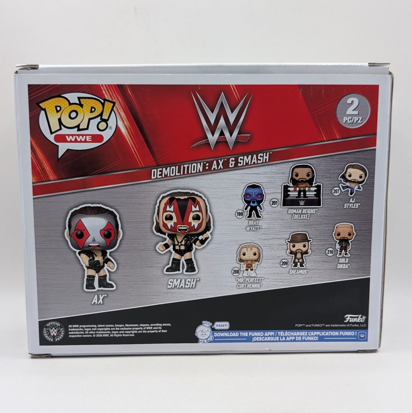 Funko POP! WWE Demolition: Ax & Smash (2-Pack)
