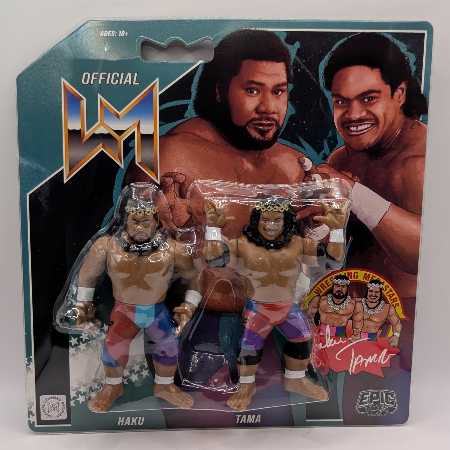 Epic Toys Wrestling Megastars 2026 2-Pack The Islanders (Haku & Tonga Kid)