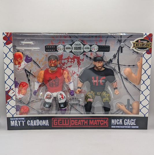 Ringside Collectibles Bell to Bell GCW 2-Pack Matt Cardona vs. Nick Gage