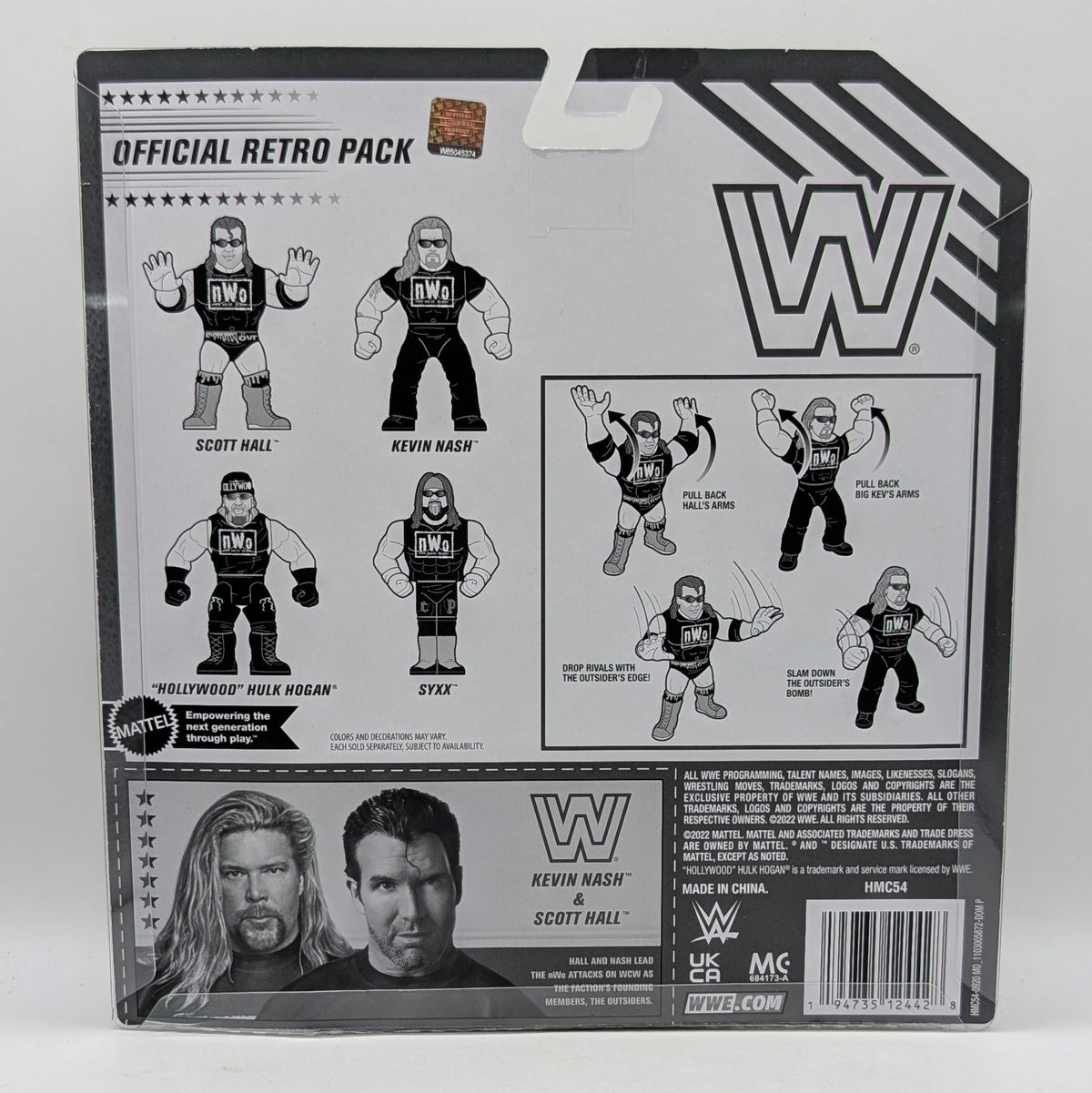 Retro Ringside Exclusive New World Order (N.W.O.) 2-Pack The Outsiders (Kevin Nash & Scott Hall)