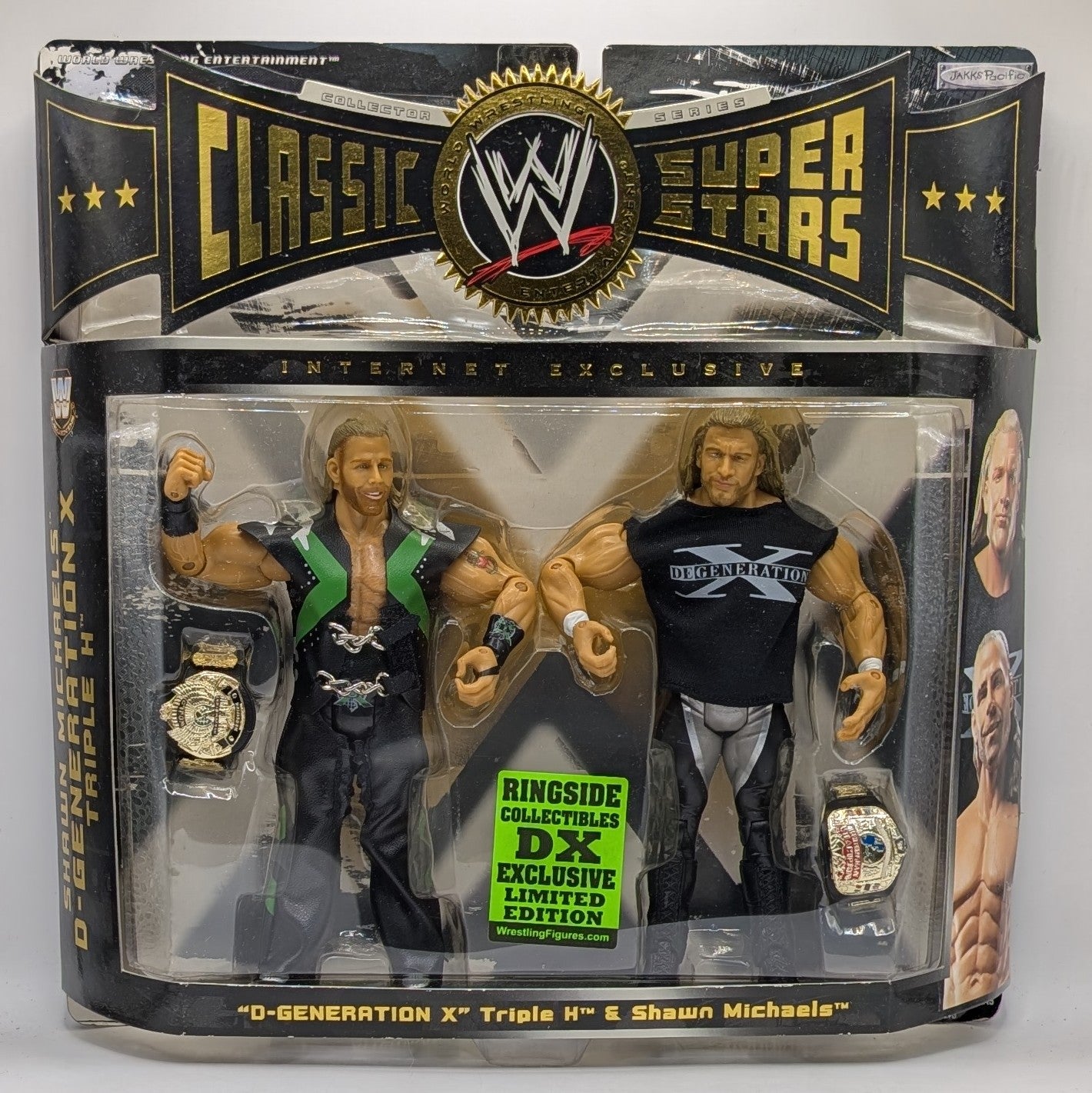 Classic Superstars 2-Pack Ringside Exclusive D-Generation X (Shawn Michaels & Triple H)