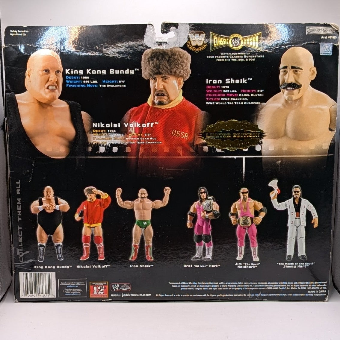Classic Superstars 3-Packs 4 King Kong Bundy, Nikolai Volkoff & Iron Sheik