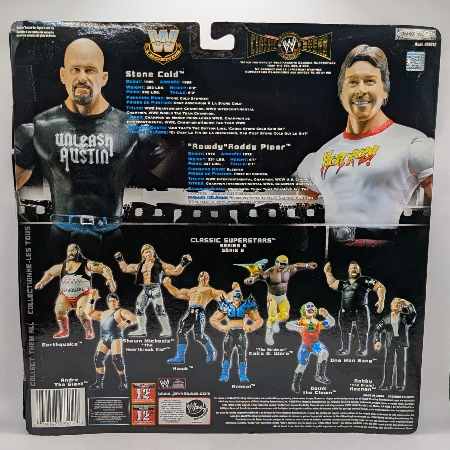Classic Superstars 2-Packs 3 'Stone Cold' Steve Austin vs. Roddy Piper