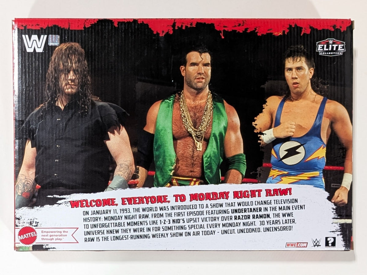 Elite Boxset Raw 30th Anniversary (The Undertaker, Razor Ramon, & 1-2-3 Kid)