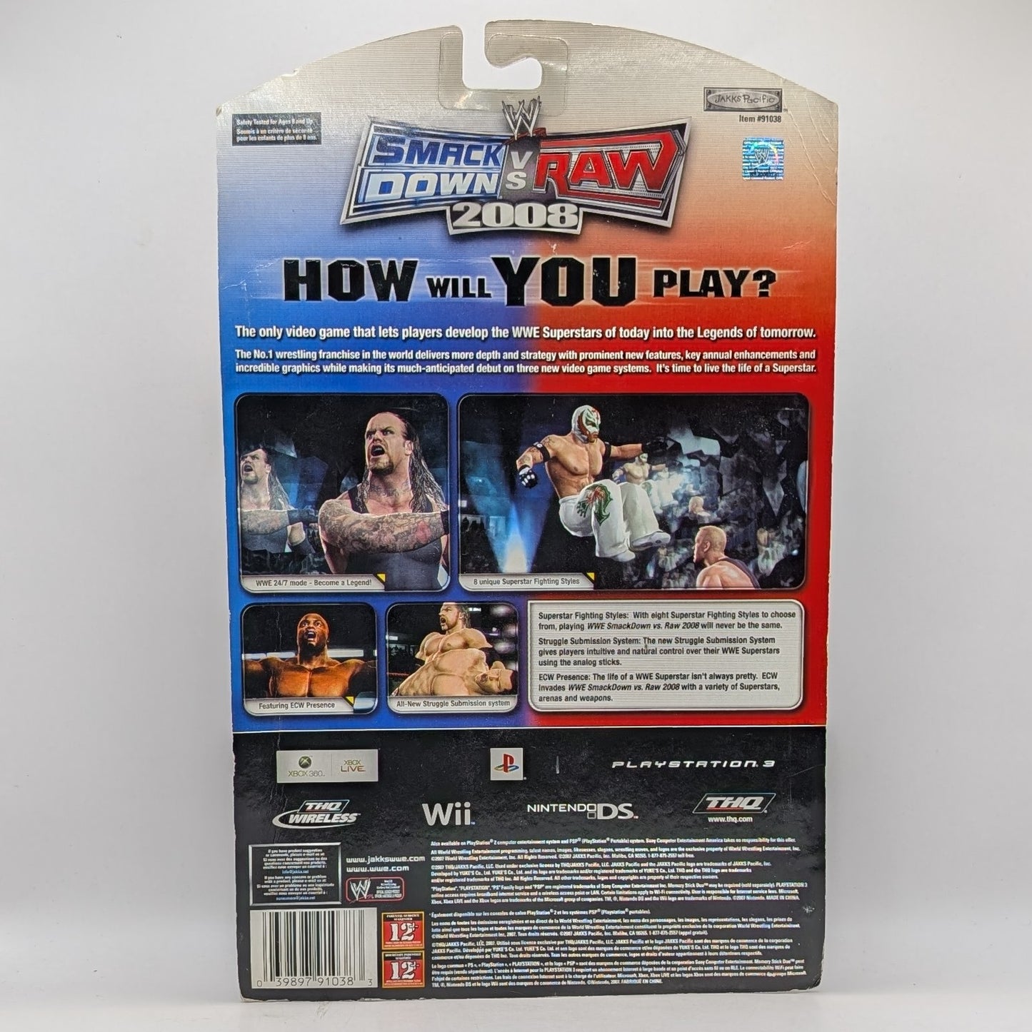 RA Smackdown vs. Raw 2008 Exclusive Rey Mysterio