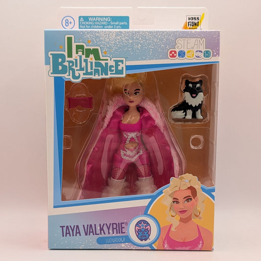 Boss Fight Legends of Lucha Libre I Am Brilliance 6" Doll Taya Valkyrie