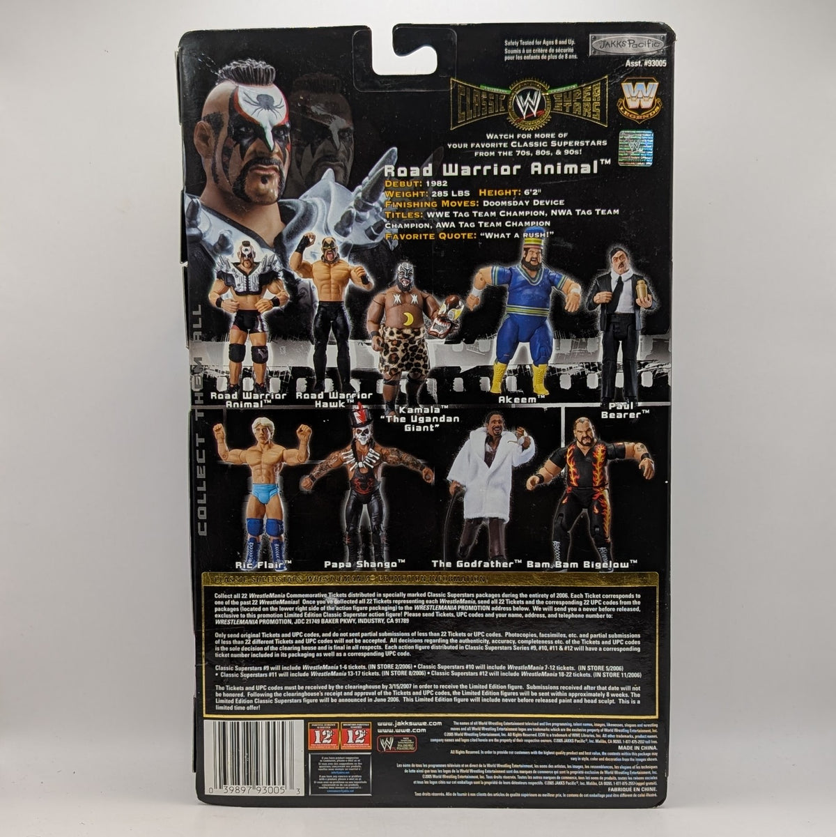 Classic Superstars 9 Road Warrior Animal