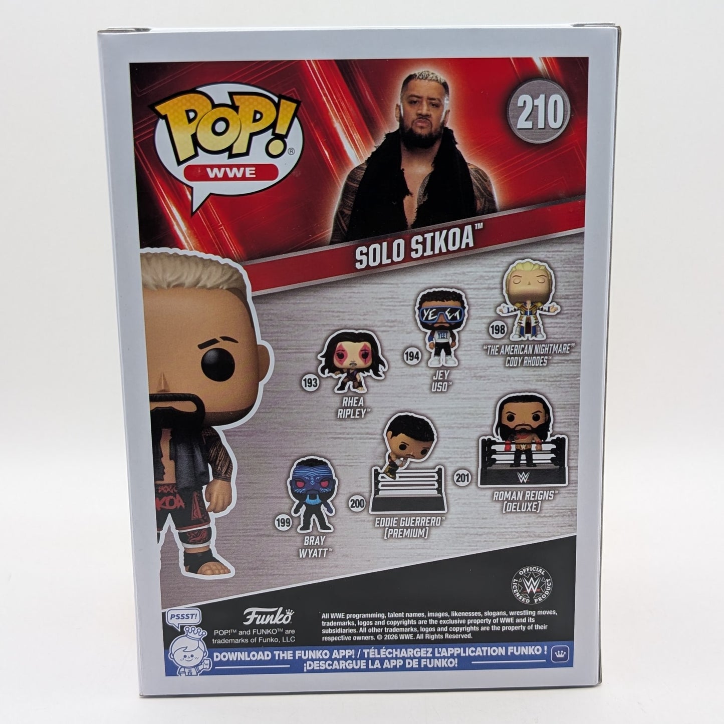 Funko POP! WWE Solo Sikoa (#210)