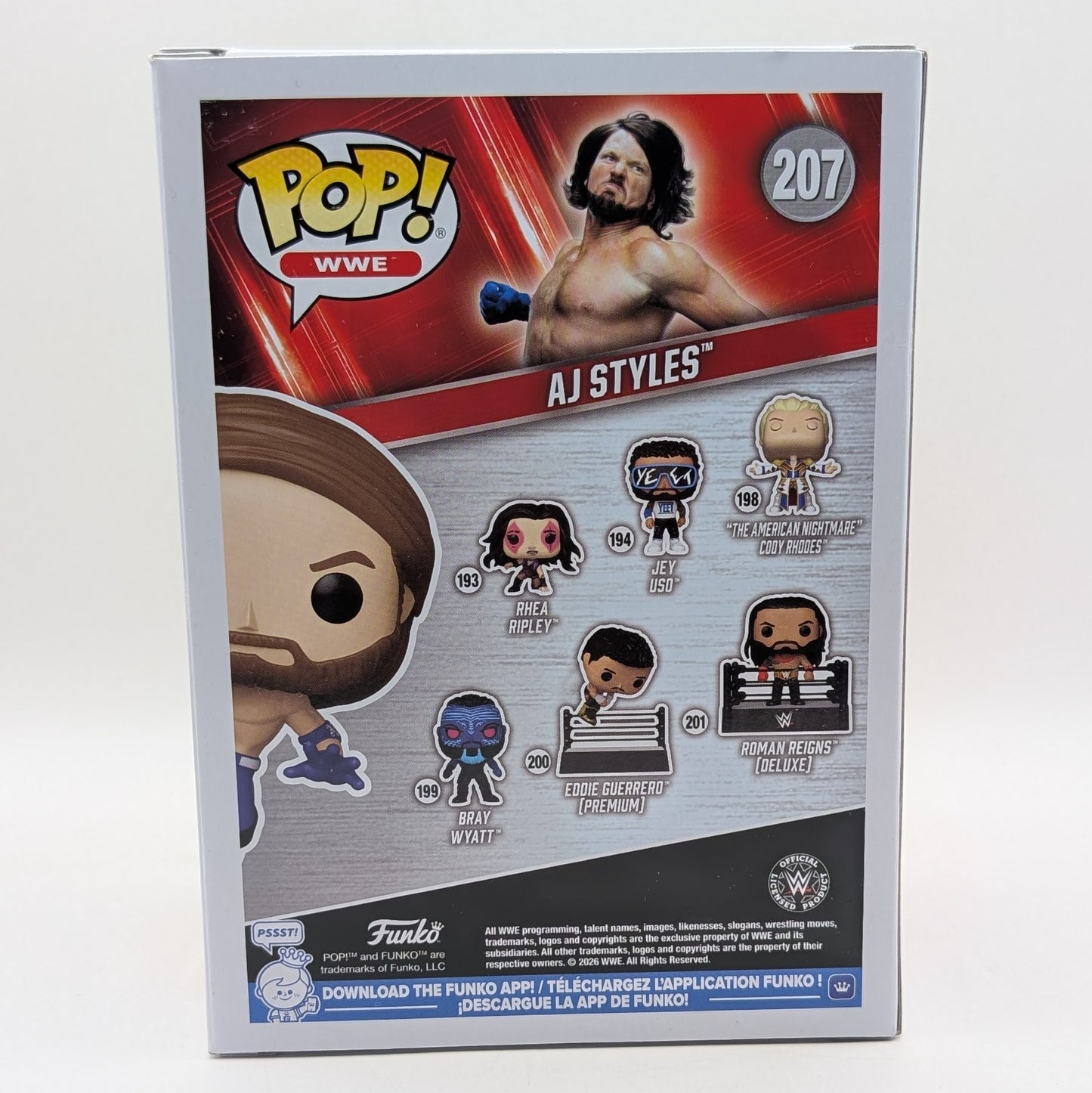 Funko POP! WWE AJ Styles (#207
