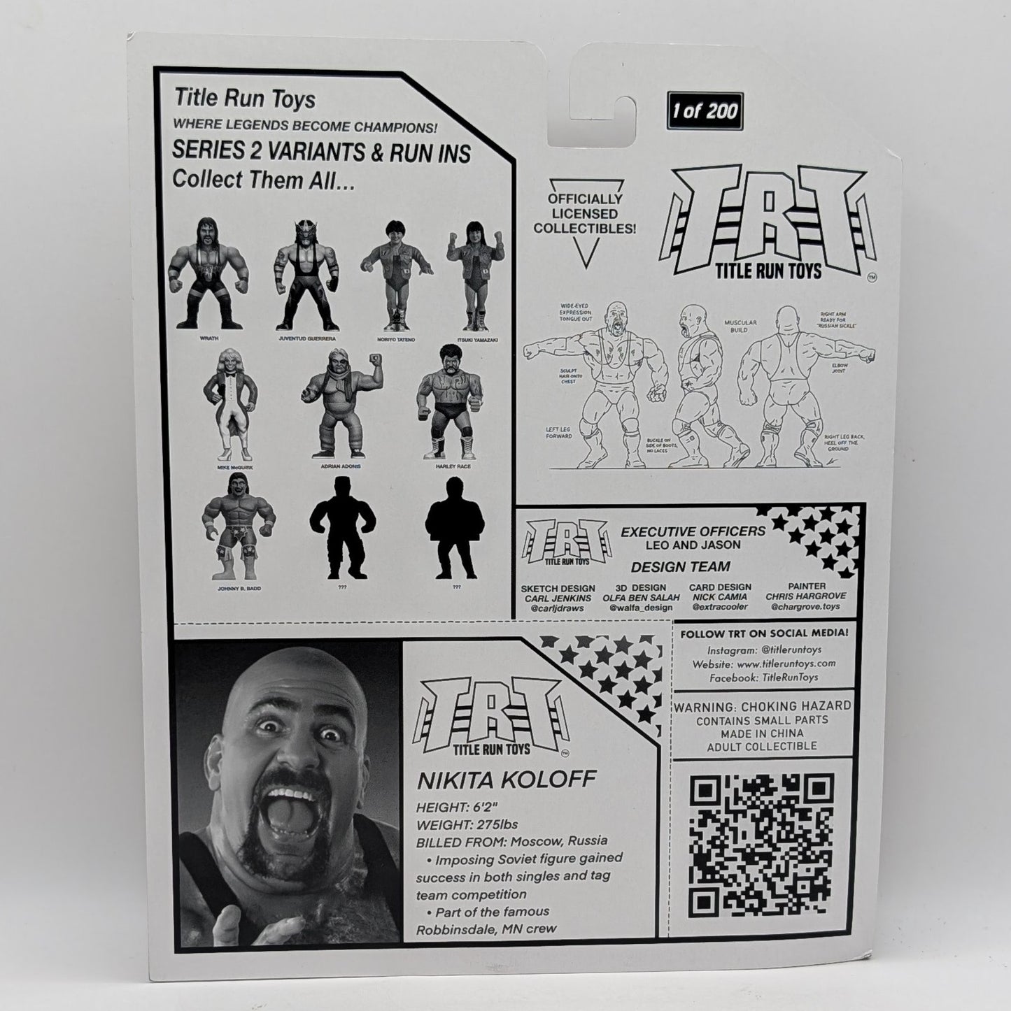 Title Run Toys Series 2 Nikita Koloff