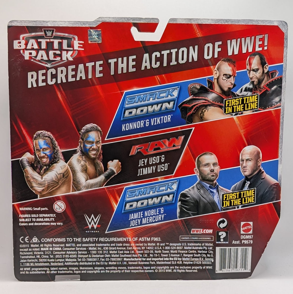 Main Event Battle Pack 37 The Usos (Jimmy & Jey Uso)