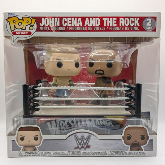Funko POP! WWE 2-Pack John Cena vs. The Rock (Wrestlemania)