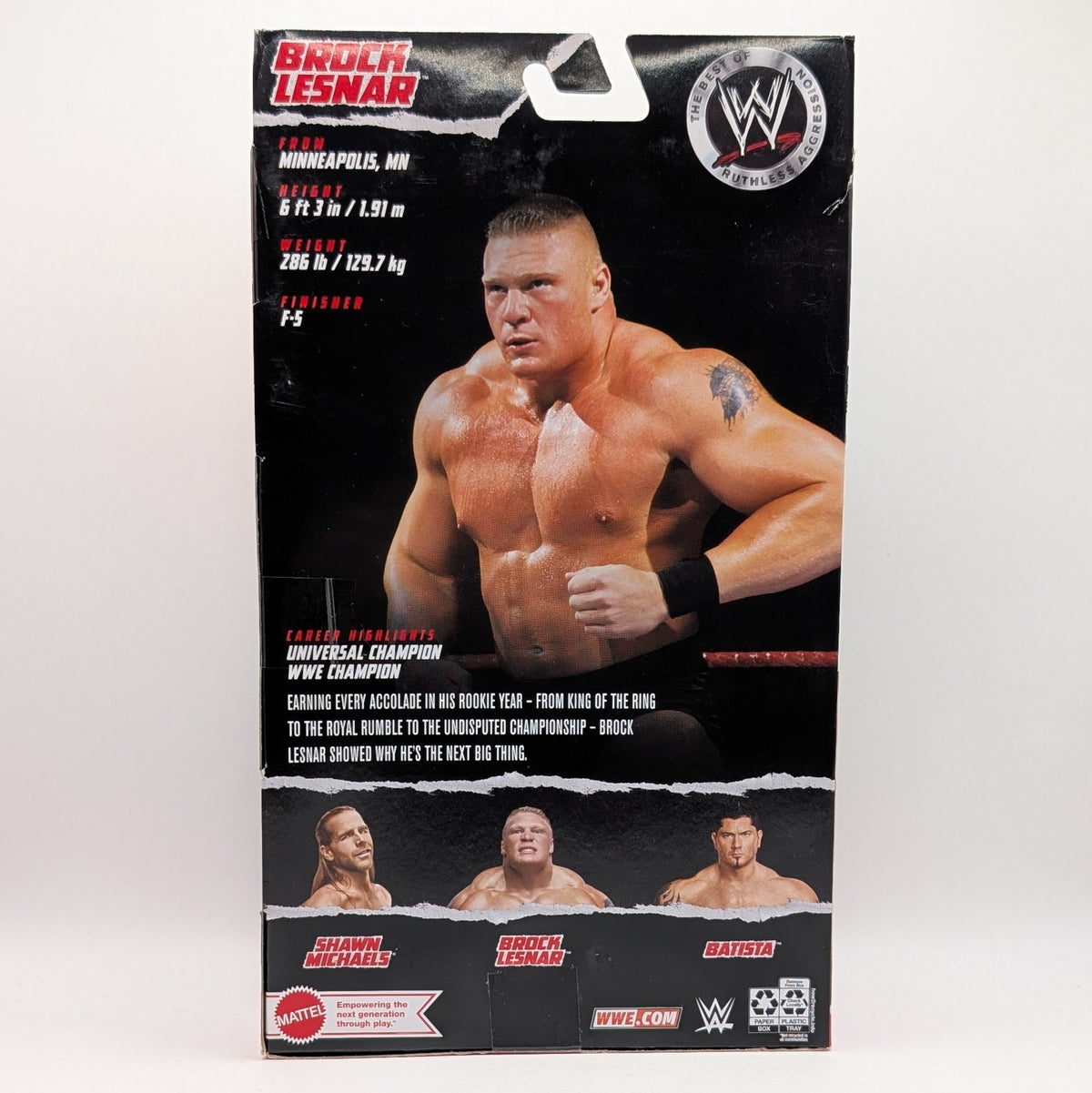 Elite Ruthless Aggression 1 Brock Lesnar