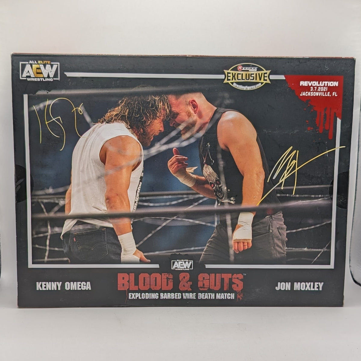 AEW Unrivaled Ringside Exclusive Blood & Guts Jon Moxley vs. Kenny Omega