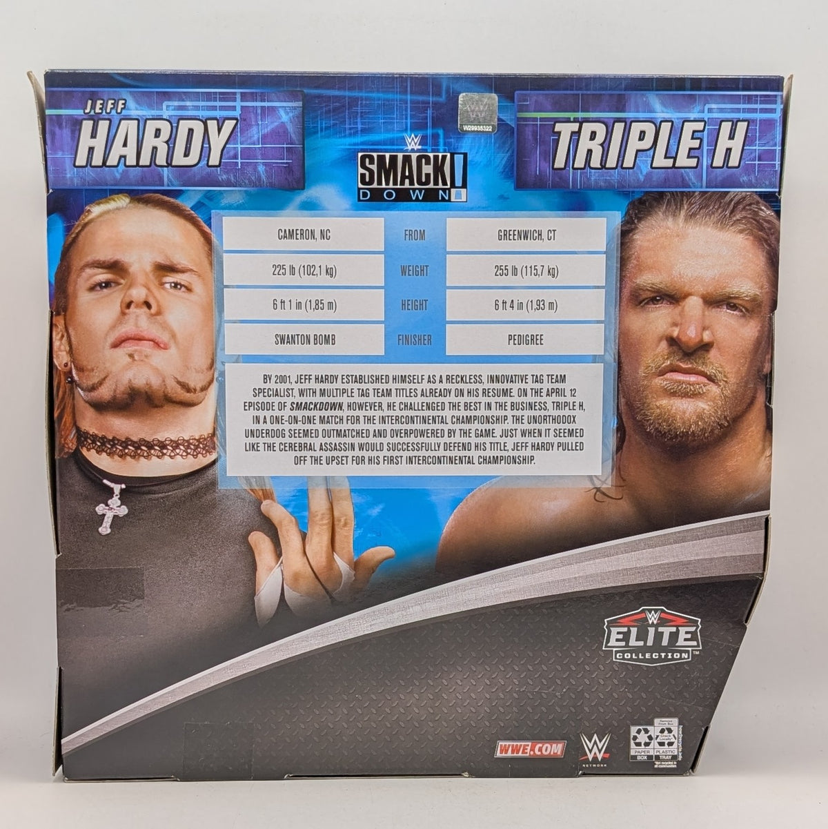Elite Exclusive 2-Pack Triple H vs. Jeff Hardy