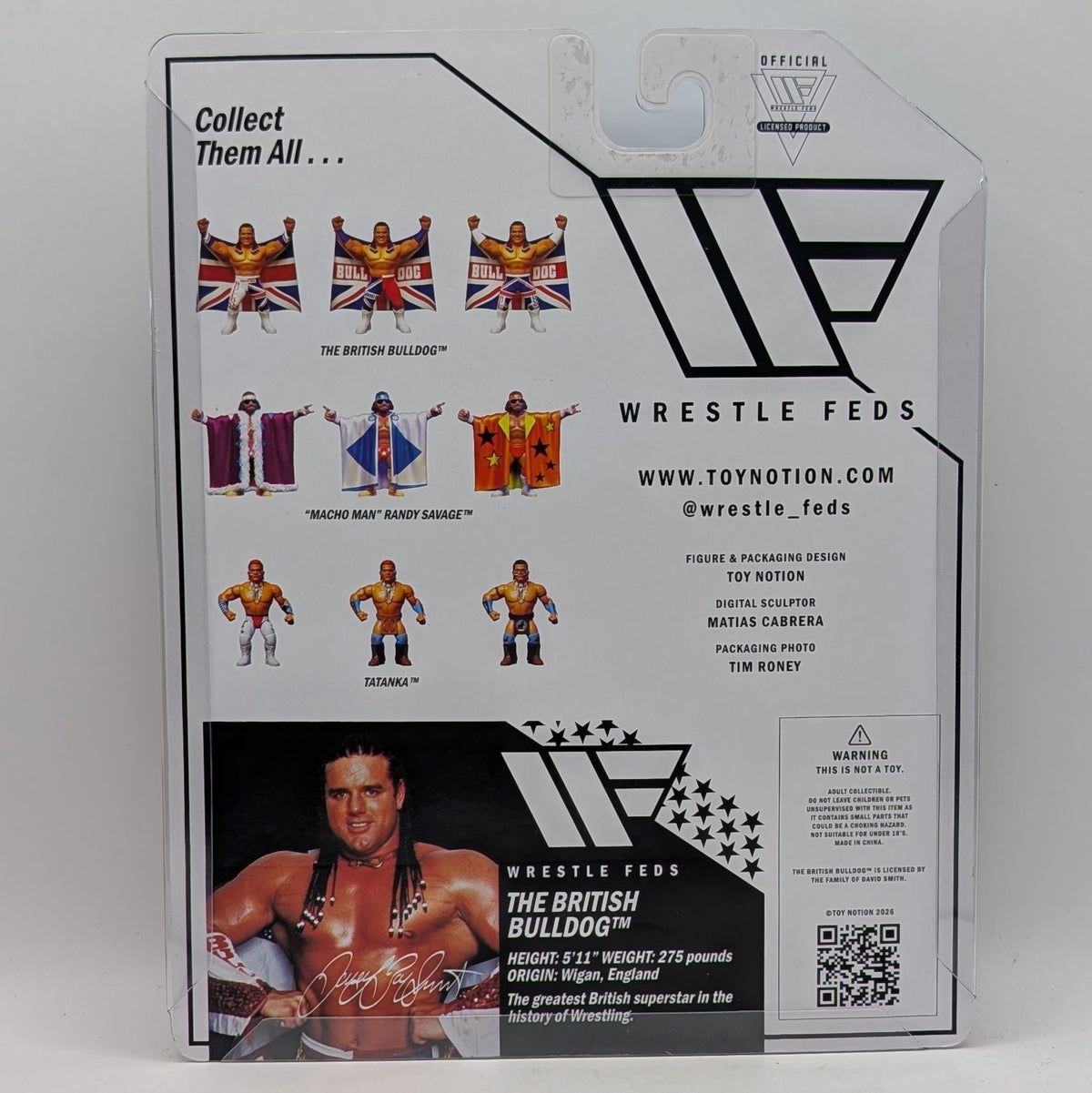Toy Notion Wrestle Feds 1 British Bulldog