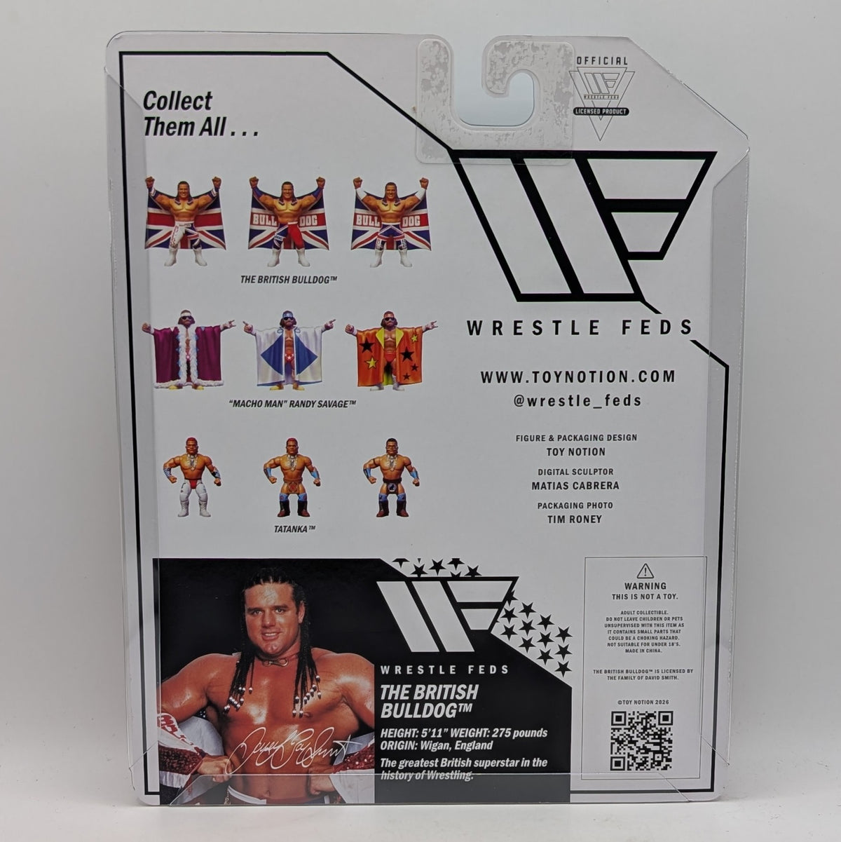 Toy Notion Wrestle Feds 1 British Bulldog